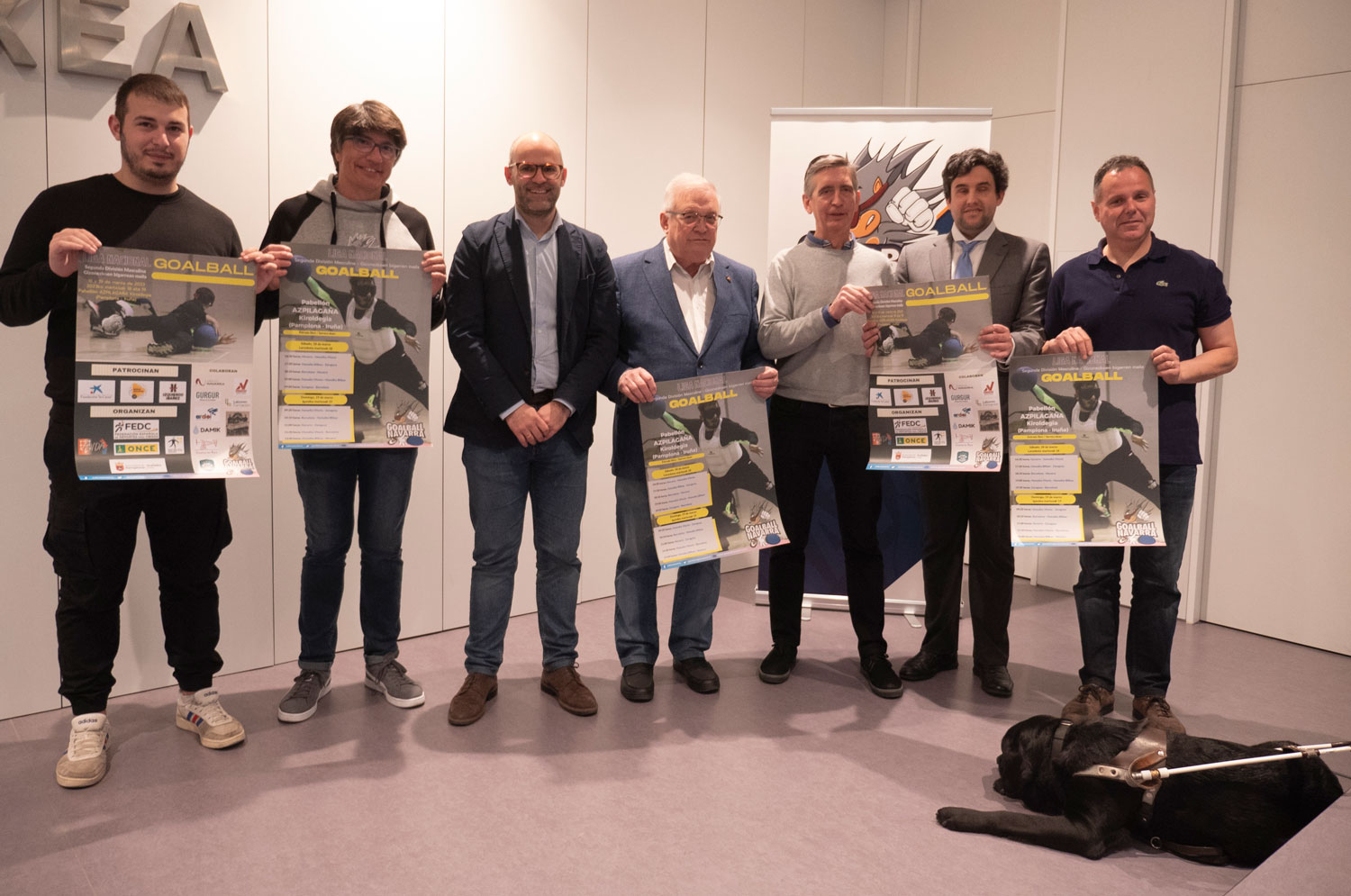 Presentaci&oacute;n Jornadas Liga Nacional de Goalball a celebrarse este fin de semana en Azpilaga&ntilde;a